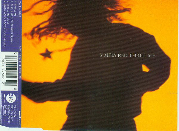 Simply Red : Thrill Me (CD, Single)