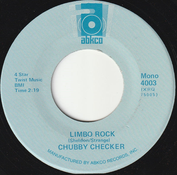 Chubby Checker : Limbo Rock (7", Mono, RE)