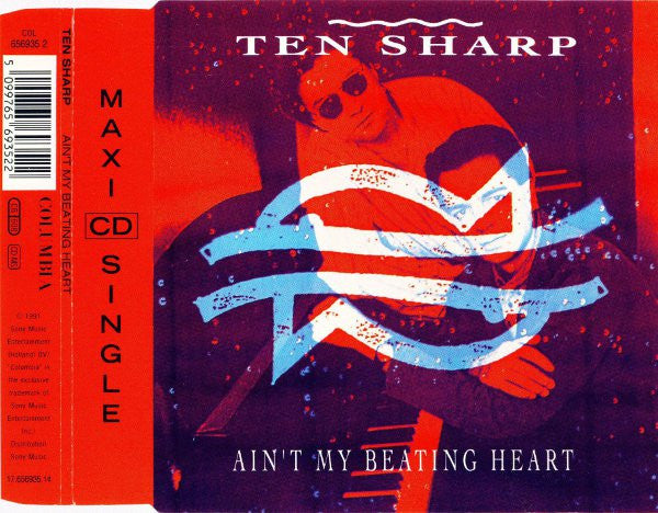 Ten Sharp : Ain't My Beating Heart (CD, Maxi)