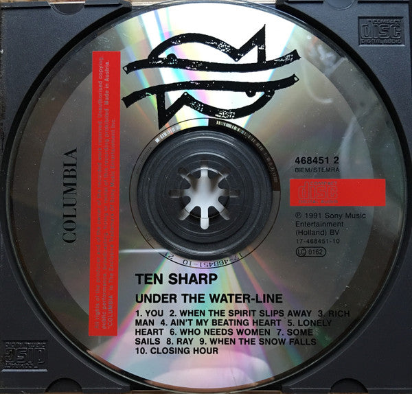 Ten Sharp : Under The Water-Line (CD, Album)