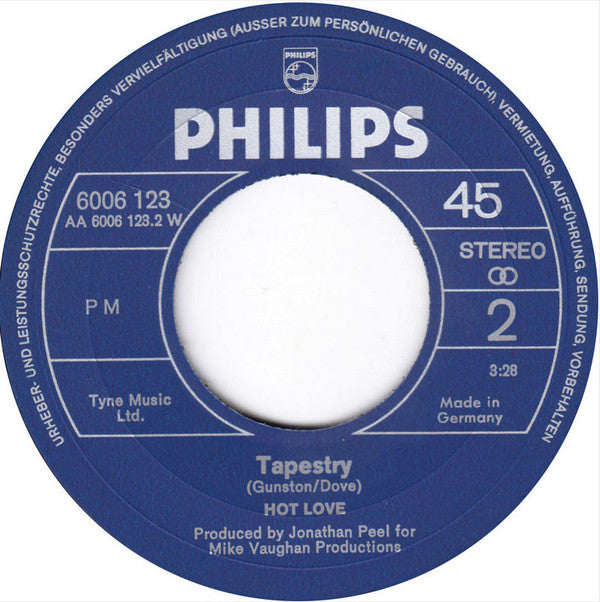 Hot Love (2) : Hi Ho Silver Lining (7", Single)