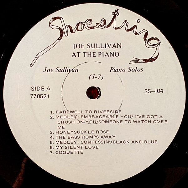 Joe Sullivan : At The Piano (LP, Album)