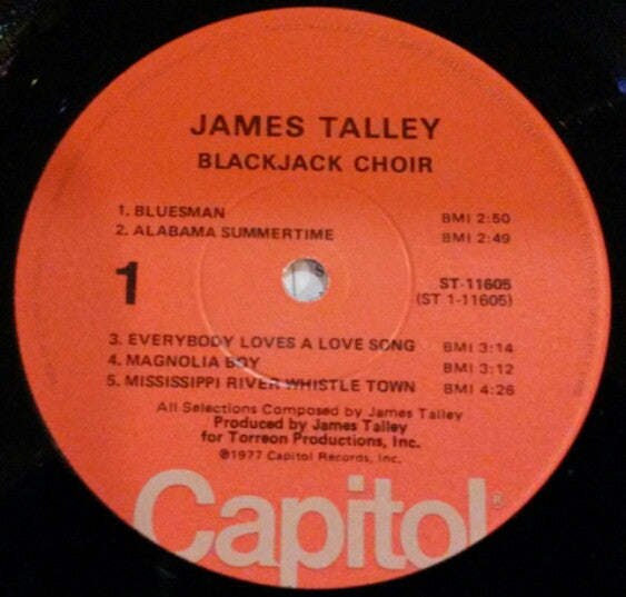James Talley : Blackjack Choir (LP, Album, Win)