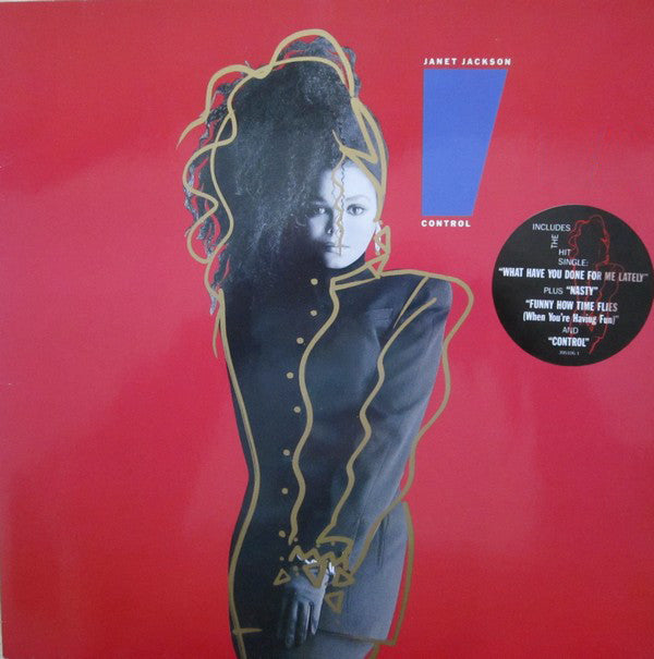 Janet Jackson : Control (LP, Album, Whi)