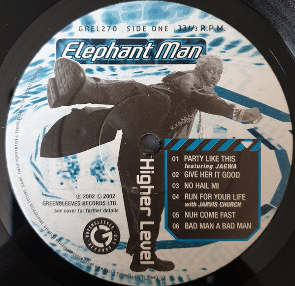 Elephant Man : Higher Level (LP, Album)