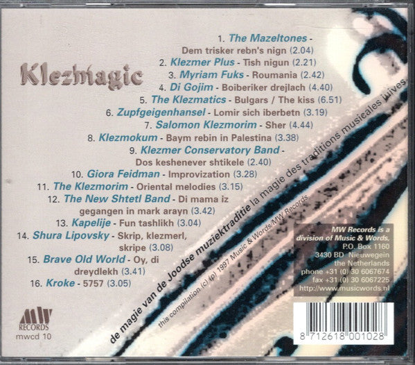 Various : Klezmagic (CD, Comp)