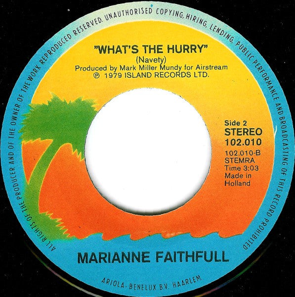Marianne Faithfull : Working Class Hero (7", Single)