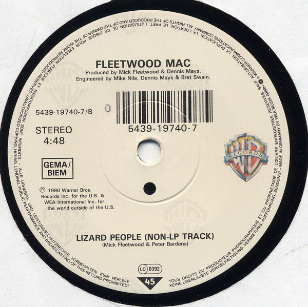 Fleetwood Mac : Skies The Limit (7", Single)