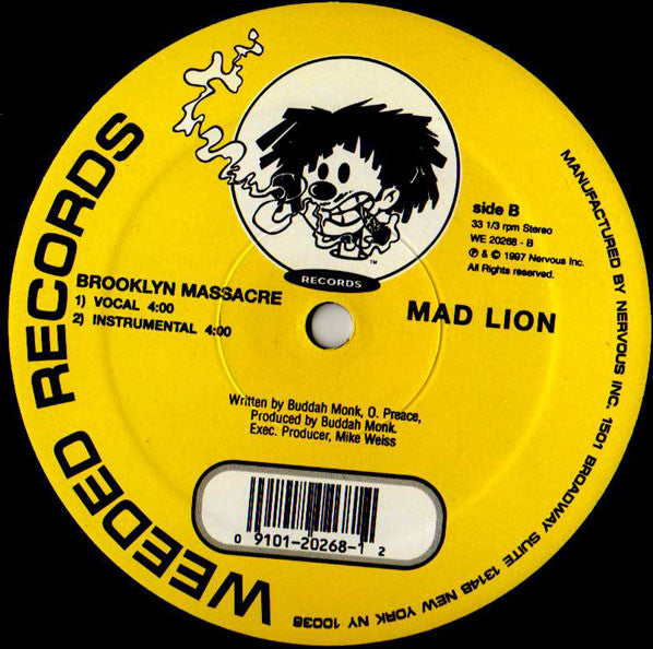 Mad Lion : You Got It Coming (The Remixes) / Brooklyn Massacre (12")