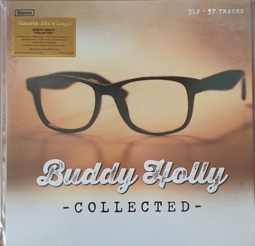 Buddy Holly : Collected (3xLP, Comp, Num, RE, Whi)