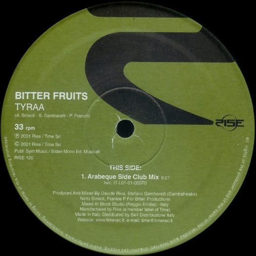 Bitter Fruits : Tyraa (12")