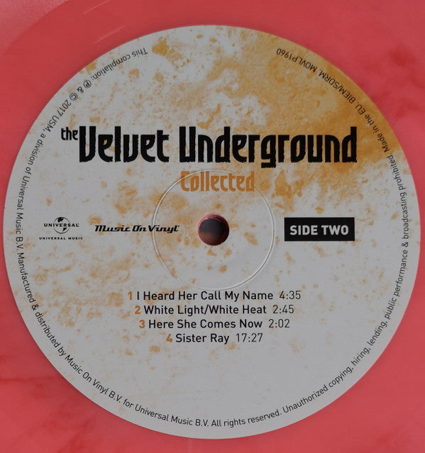 The Velvet Underground : Collected (2xLP, Comp, Ltd, Num, RE, Pin)
