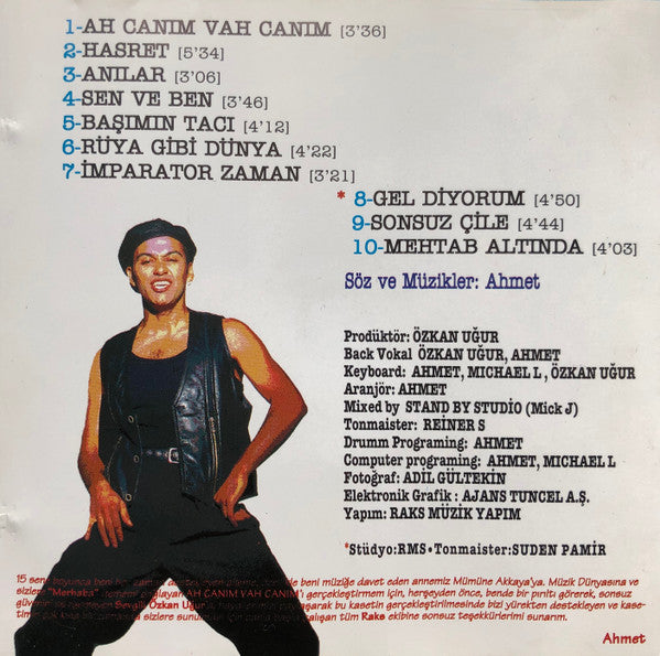 Ahmet Akkaya : Ah Canım Vah Canım (CD, Album)