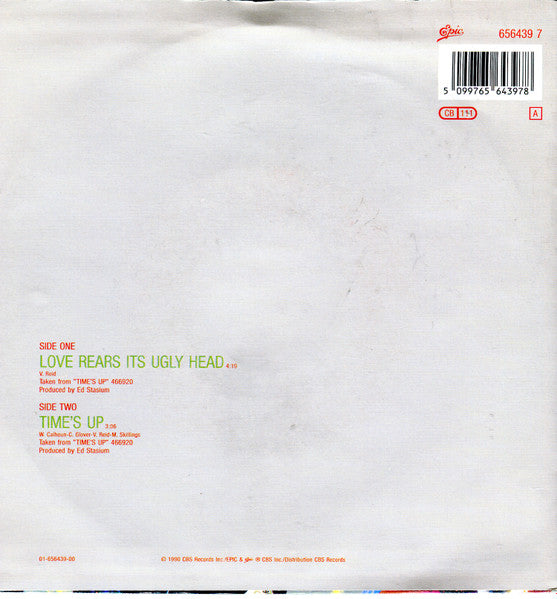 Living Colour : Love Rears Its Ugly Head (7", Single)