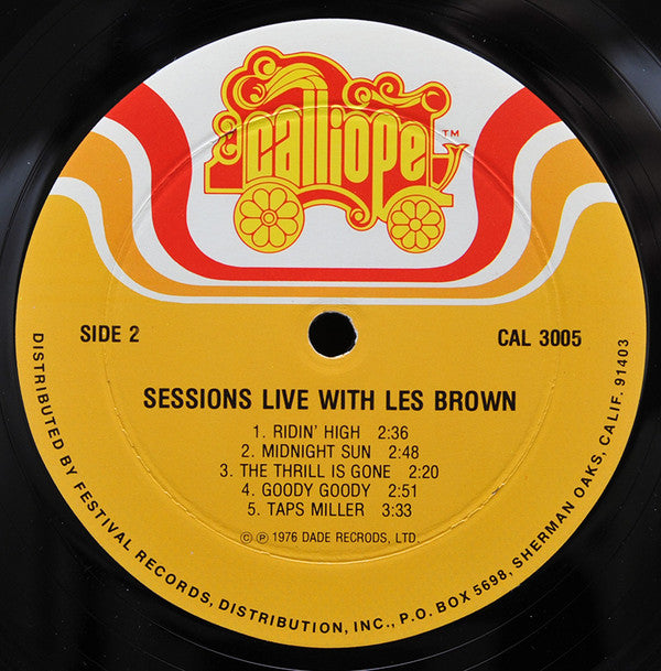Harry James (2) / Les Brown : Sessions, Live (LP)