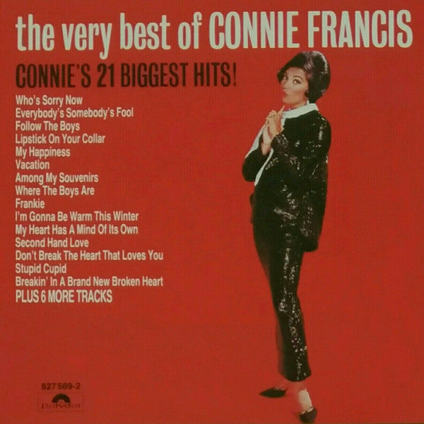 Connie Francis : The Very Best Of Connie Francis (Connie's 21 Biggest Hits!) (CD, Comp)