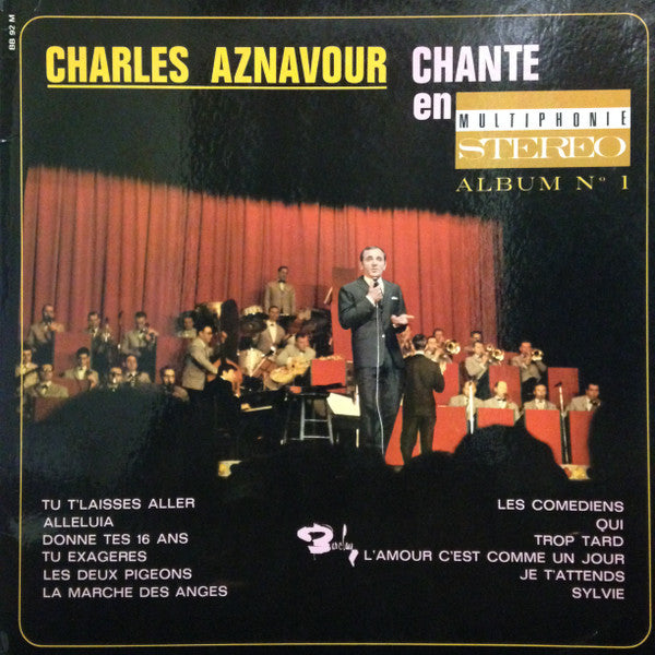 Charles Aznavour : Chante En Multiphonie Stéréo 1 Album Nº 1 (LP, Comp)