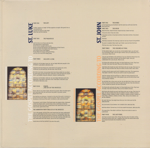 Rick Wakeman : The Gospels (2xLP, Album)