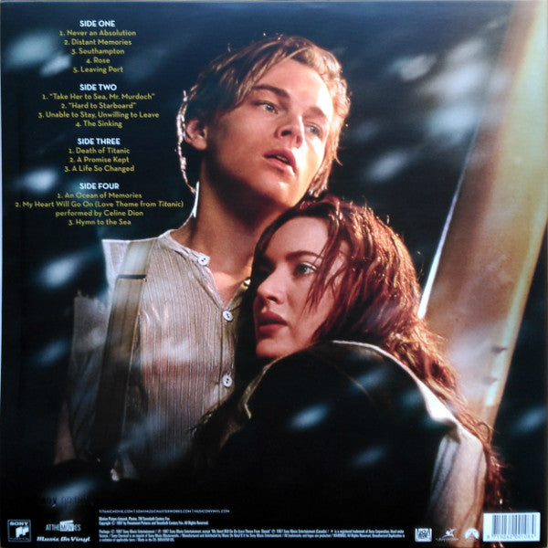 James Horner : Titanic (Music From The Motion Picture) (2xLP, Album, Dlx, Ltd, Num, RE, 180)