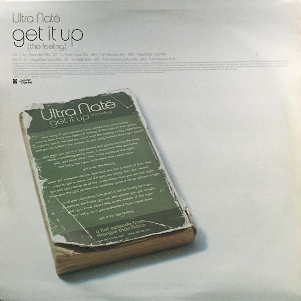 Ultra Naté : Get It Up (The Feeling) (2x12", Promo)