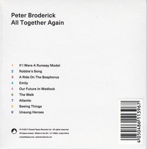 Peter Broderick : All Together Again (CD, Album)
