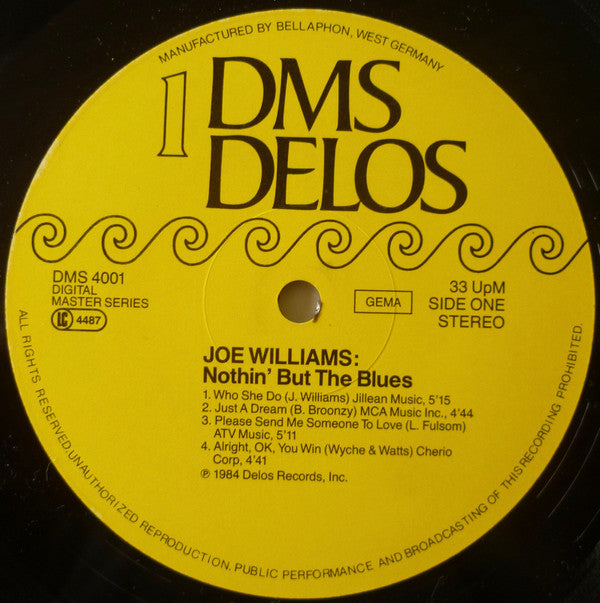 Joe Williams With Red Holloway & His Blues All-Stars : Nothing But The Blues (LP, Album)
