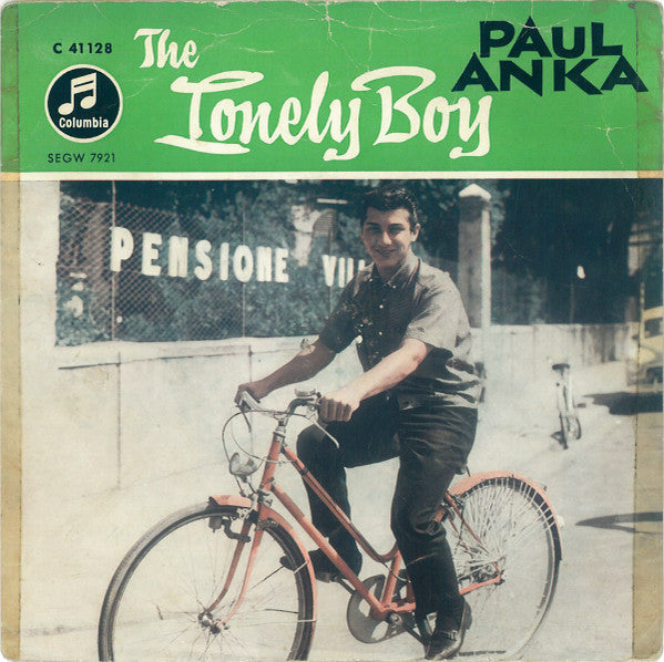 Paul Anka : The Lonely Boy (7", EP, Mono)