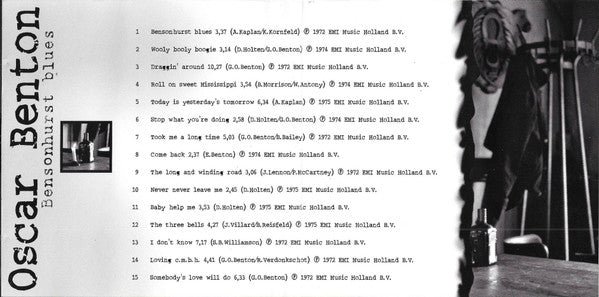 Oscar Benton : Bensonhurst Blues (CD)