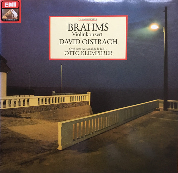 Johannes Brahms - David Oistrach, Otto Klemperer, Orchestre National De France : Violin Concerto (LP, Mono)