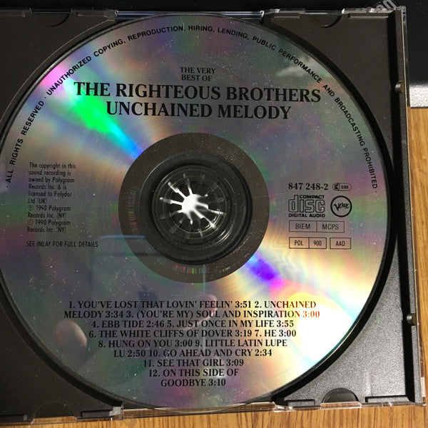The Righteous Brothers : The Very Best Of The Righteous Brothers - Unchained Melody (CD, Comp)