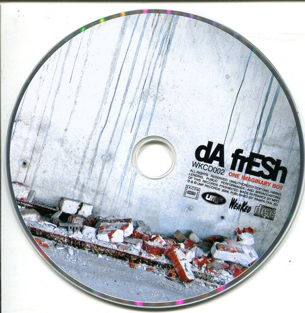 dA frESh : One Imaginary Boy (CD, Album)