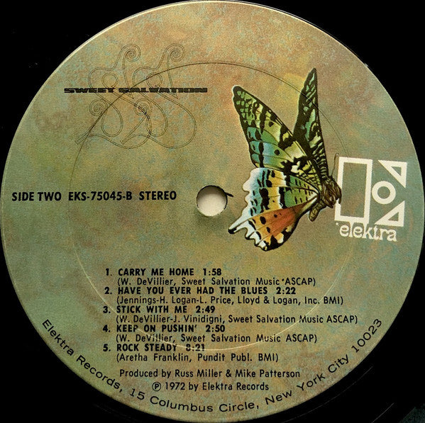 Sweet Salvation : Sweet Salvation (LP, Album, Tex)