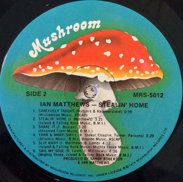 Ian Matthews* : Stealin' Home (LP, Album, Com)