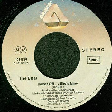 The Beat (2) : Hands Off... She's Mine / Twist  And Crawl (7", Single)