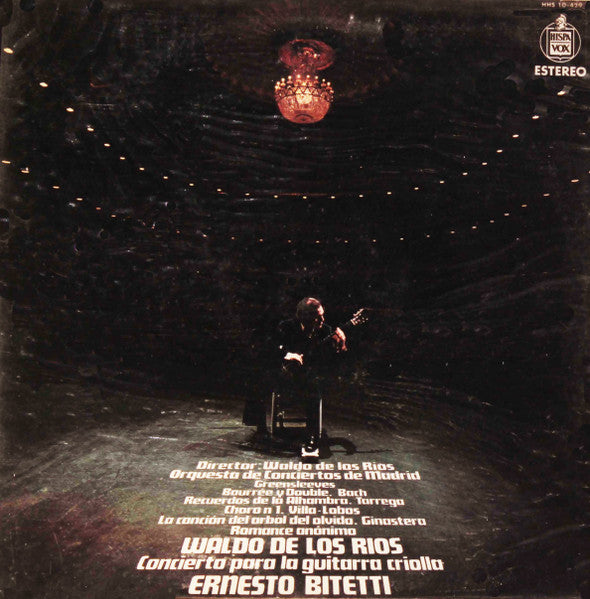 Waldo De Los Rios, Ernesto Bitetti : Concierto Para la Guitarra Criolla (LP, Album)