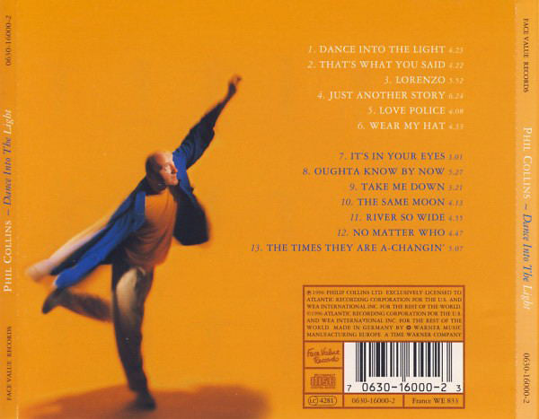 Phil Collins : Dance Into The Light (CD, Album)