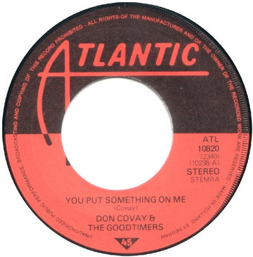 Don Covay & The Goodtimers : You Put Something On Me / Iron Out The Rough Spots (7", Single)