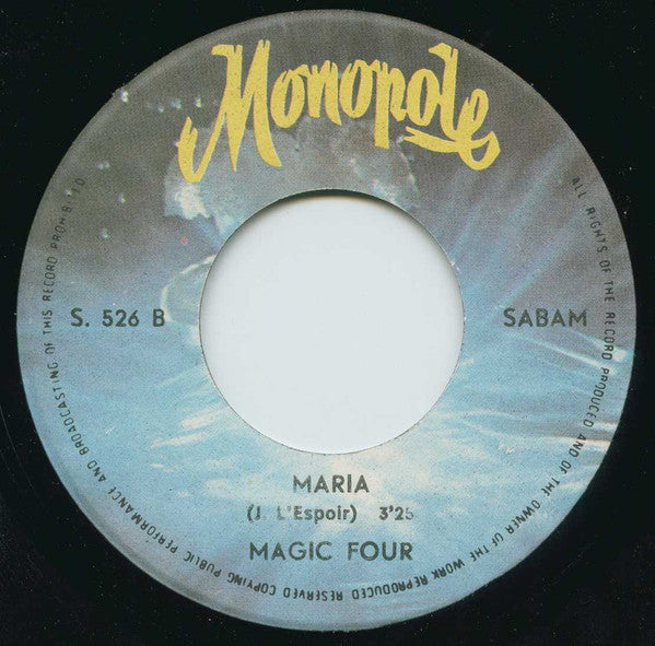 The Magic Four : Train To Tennessee / Maria (7", Single)