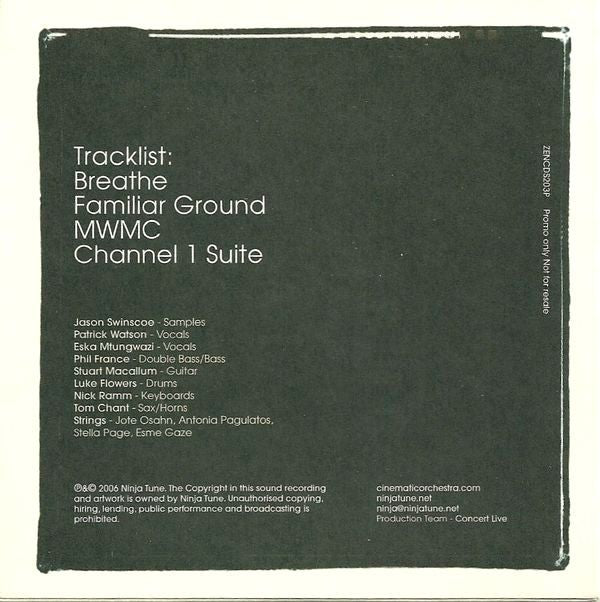 The Cinematic Orchestra : 2007.06.05 Ma Fleur Live At The Barbican 4 Track EP (CD, EP, Promo)
