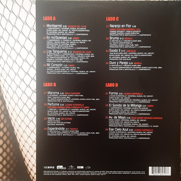 Bajofondo Tango Club : Bajofondo Tango Club (2xLP, Album)