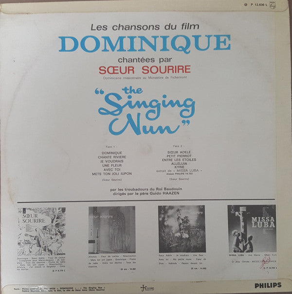 Soeur Sourire : Les Chansons Du Film Dominique "The Singing Nun" (LP, Comp)