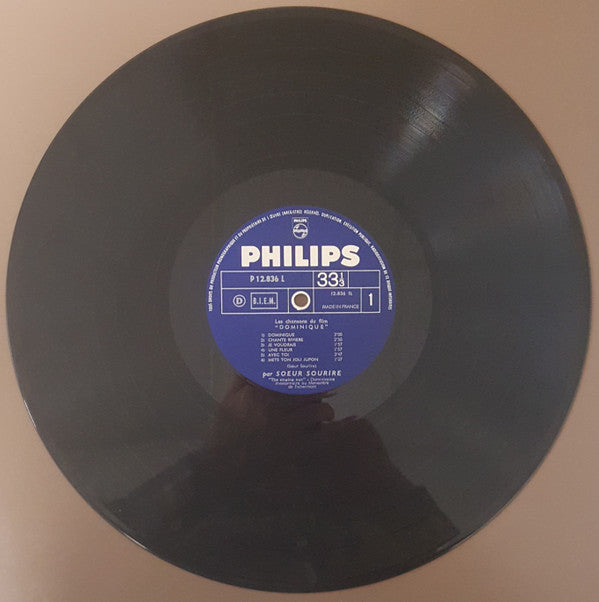 Soeur Sourire : Les Chansons Du Film Dominique "The Singing Nun" (LP, Comp)
