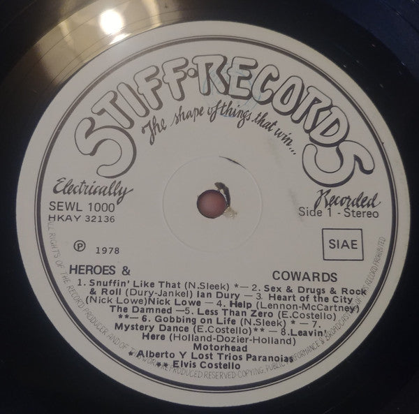 Various : Heroes & Cowards (LP, Comp)