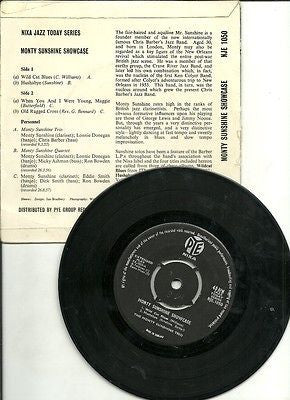 Monty Sunshine's Trio / The Monty Sunshine Quartet : Monty Sunshine Showcase (7", EP, Lab)