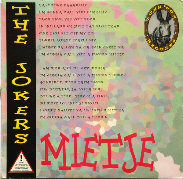 The Jokers (2) : Mietje (12")