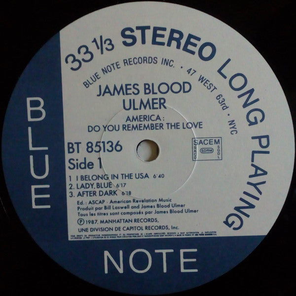 James Blood Ulmer : America - Do You Remember The Love? (LP, Album)