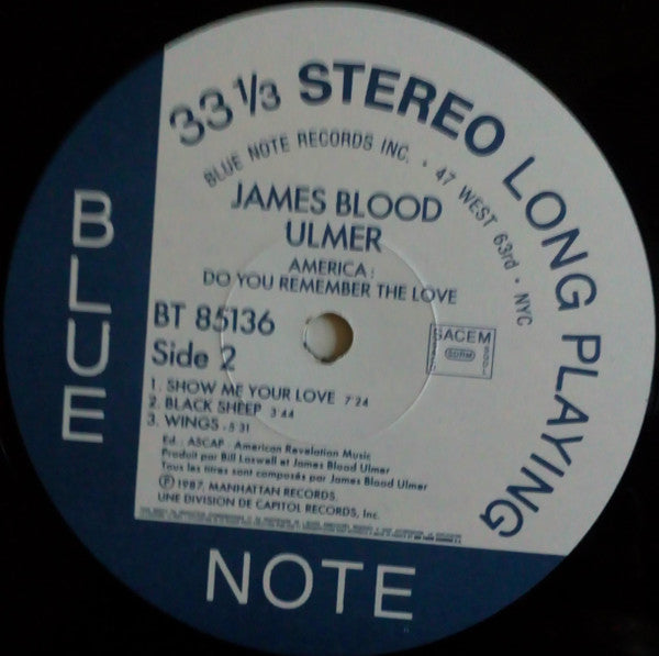 James Blood Ulmer : America - Do You Remember The Love? (LP, Album)