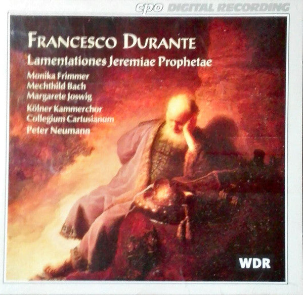 Francesco Durante - Monika Frimmer, Mechthild Bach, Margarete Joswig, Kölner Kammerchor, Collegium Cartusianum, Peter Neumann (2) : Lamentationes Jeremiae Prophetae (CD)