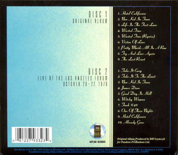 Eagles : Hotel California (CD, Album, RE, RM + CD, Album)