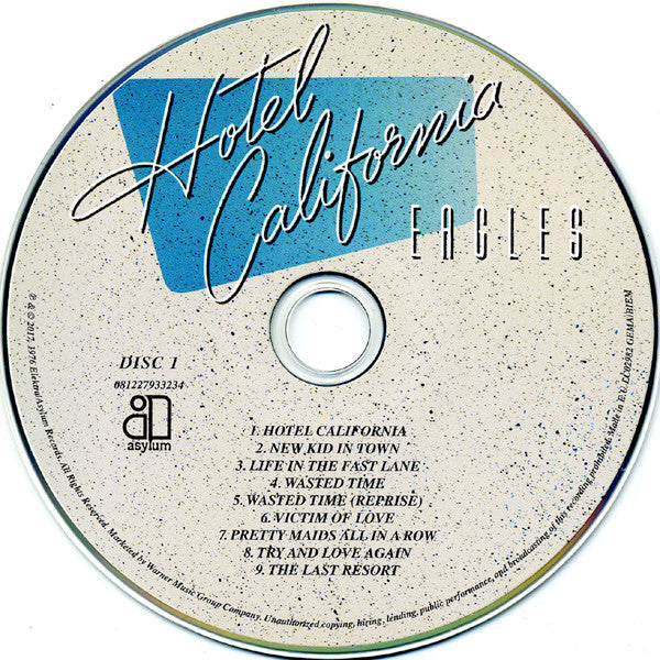 Eagles : Hotel California (CD, Album, RE, RM + CD, Album)